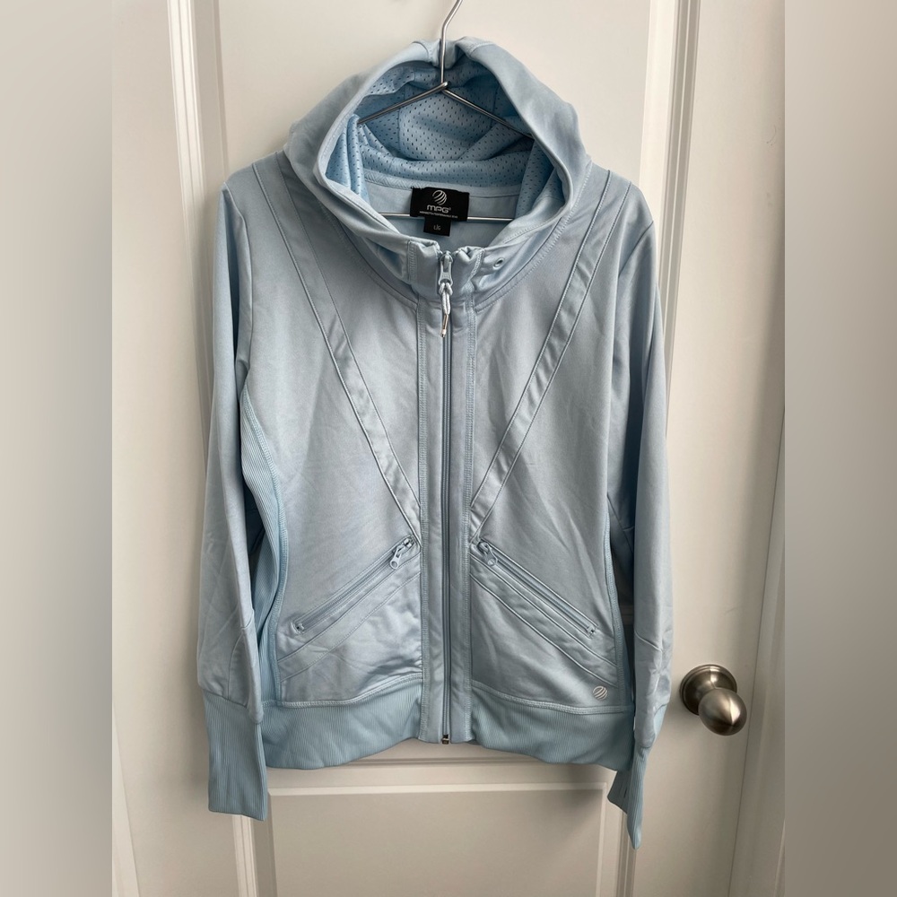 MPG Light Blue Activewear Hoodie